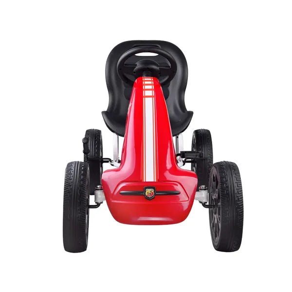 ABARTH licencelt pedálos gokart gyerekeknek, EVA habkerekek, 30 kg