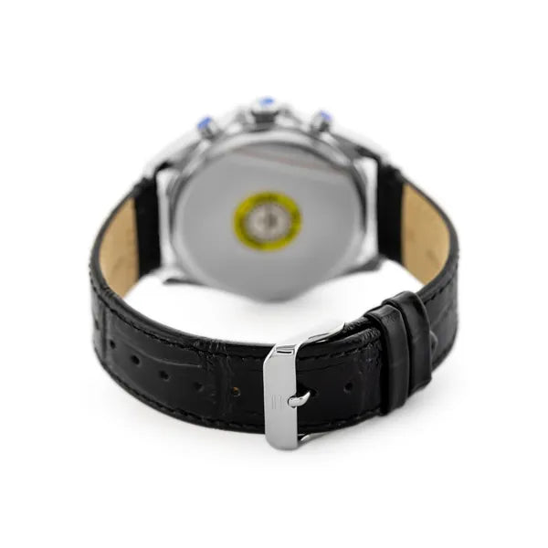 Tommy Hilfiger 1710449 Baker férfi karóra, 44 mm, fekete számlap, bőr szíj