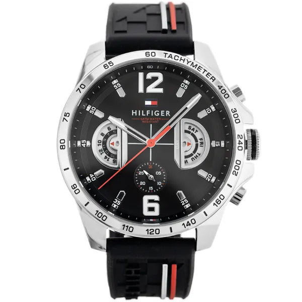 Tommy Hilfiger Decker 1791473 férfi karóra, kvarc, 46 mm, WR50