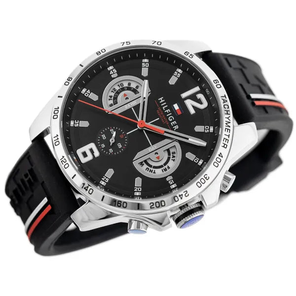 Tommy Hilfiger Decker 1791473 férfi karóra, kvarc, 46 mm, WR50