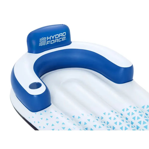 Bestway Hydro-Force Indigo Wave felfújható matracfotel, 183×97 cm, 90 kg