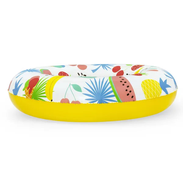 Bestway felfújható úszógumi, gyümölcs mintás, 61 cm, sárga