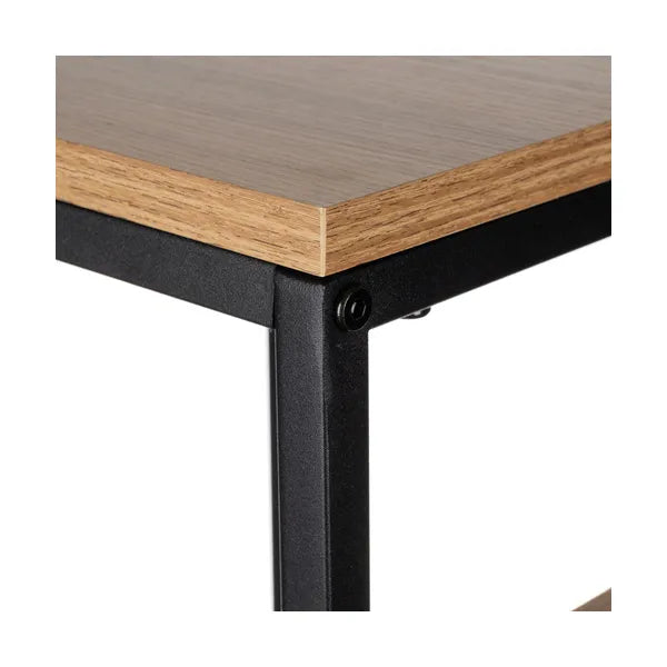 67 cm-es, 3 szintes fém-MDF virágtartó állvány, loft stílus
