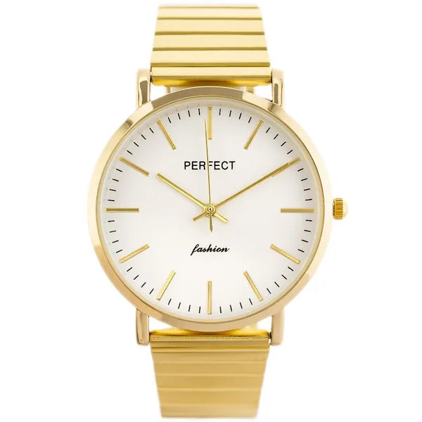 Perfect S345 női karóra – kvarc, arany fém szíj, díszdoboz