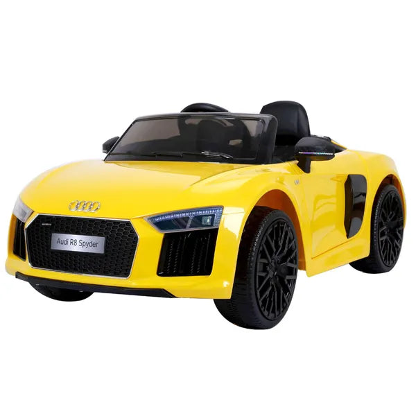 Audi R8 Spyder elektromos kisautó gyerekeknek, 12 V, távirányító, EVA kerekek