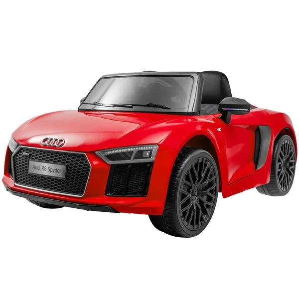 Audi R8 Spyder elektromos kisautó gyerekeknek, 12 V, távirányító, EVA kerekek