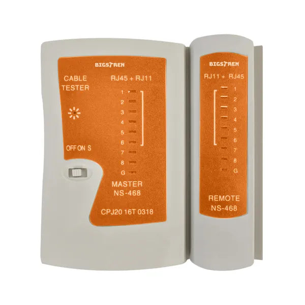 RJ45/RJ11 kábelteszter & krimpelő XXL hálózati szerszámkészlet tokkal