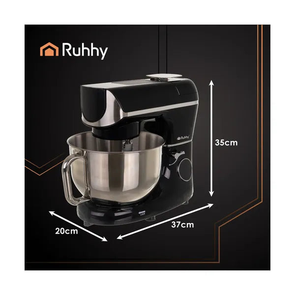 Bolygóműves konyhai robot, fűthető 5,5 l tál, beépített mérleg, 2000 W