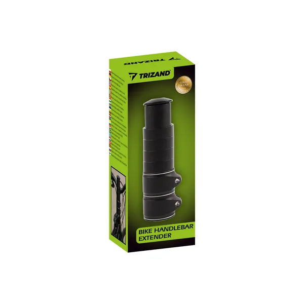 Kormányszár adapter 28,6 mm, 13 cm emelés, alumínium, fekete