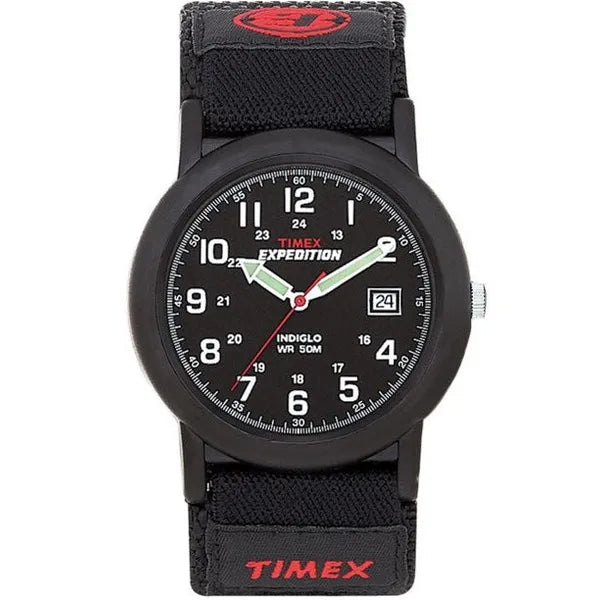 Timex Expedition Camper férfi karóra, 38 mm, fekete, WR100, kvarc