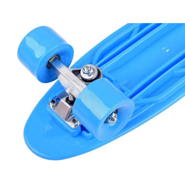 Színes műanyag fishboard gördeszka 55×14,5 cm, 50 kg teherbírás
