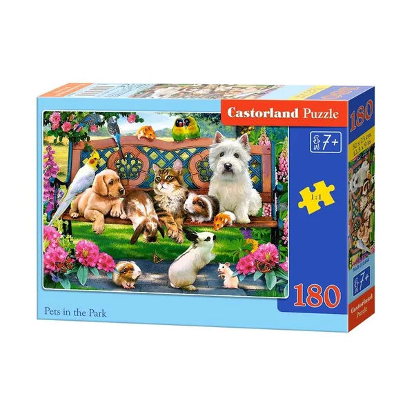 180 darabos Háziállatok a parkban puzzle 32x23 cm gyerekeknek