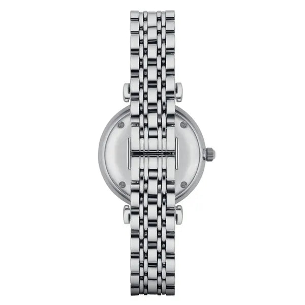 Emporio Armani Gianni T-Bar női karóra, 32 mm, ezüst acél, WR30