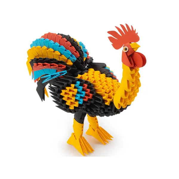 3D origami kakas kreatív készlet – 517 darabos papírmodell 8+ év