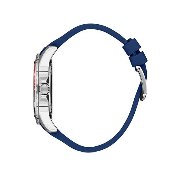 Daniel Klein férfi karóra, 48 mm, kvarc, kék szilikon szíj