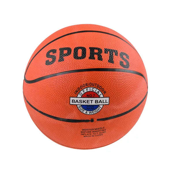 Narancssárga 10'' kosárlabda, 74 cm, 550 g, felfújás nélkül