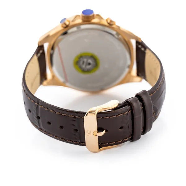 Tommy Hilfiger 1791118 férfi karóra, 46 mm, bőrszíj, WR50