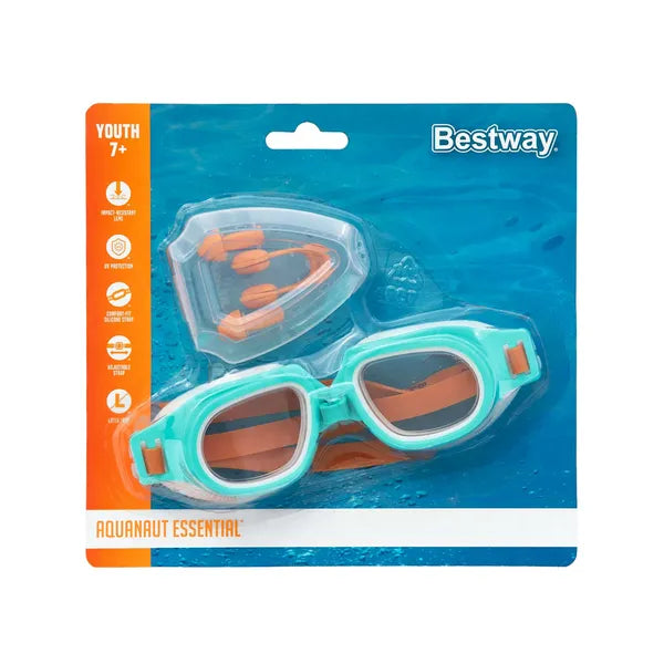 Bestway Aquanaut gyerek úszószemüveg készlet 7+, UV-szűrős lencse