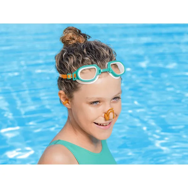 Bestway Aquanaut gyerek úszószemüveg készlet 7+, UV-szűrős lencse