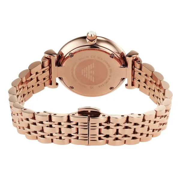 Emporio Armani női karóra AR11446, rózsaarany nemesacél 32 mm, kvarc