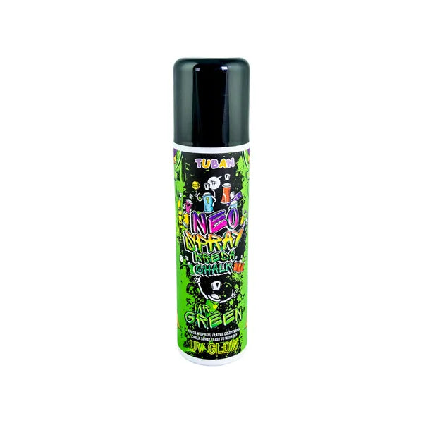 Neon krétaspray 150 ml, UV-fényben világít, könnyen lemosható