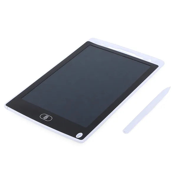 8,5" LCD rajztábla gyerekeknek és jegyzeteléshez, fehér, ceruzával
