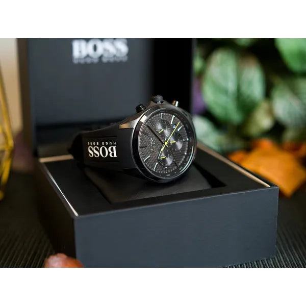 Hugo Boss 1513859 Distinct férfi kronográf karóra, fekete, 47 mm