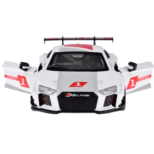 Audi R8 LMS 1:32 fém sportautó modell fény- és hanghatással