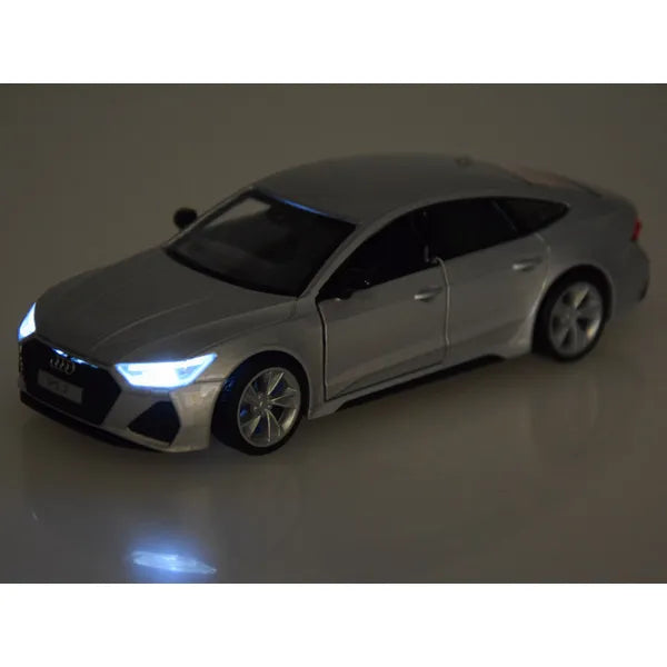 Audi RS 7 Sportback fém modellautó 1:35, hang-fény, visszahúzós