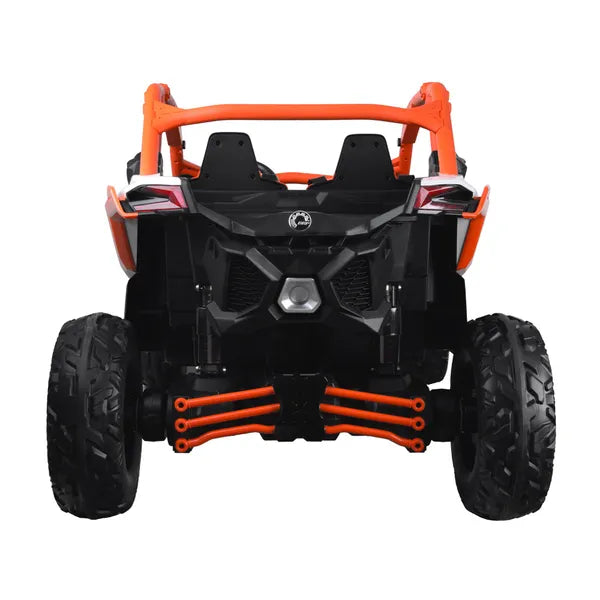 2-személyes elektromos gyerek buggy 4x4, 24V, EVA kerekek, Can-Am Maverick