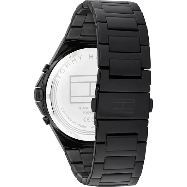 Tommy Hilfiger 1792055 férfi karóra, fekete, 44 mm, acél, WR50