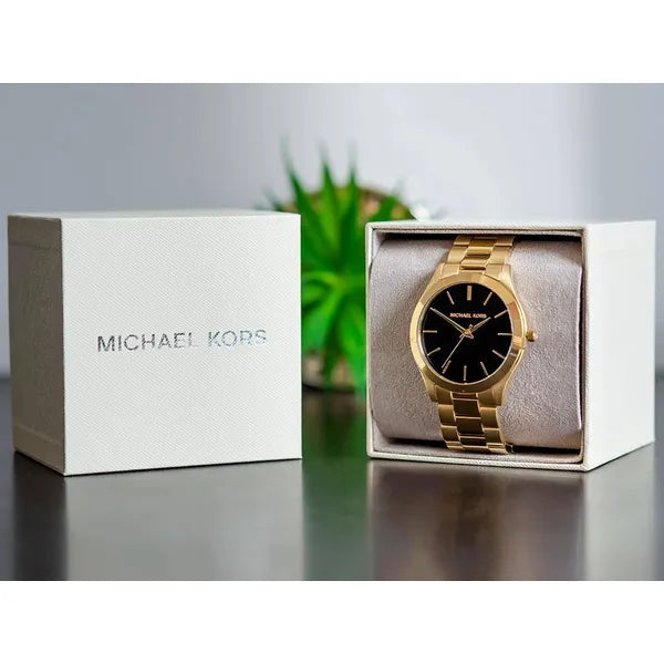 Michael Kors Runway női karóra, arany nemesacél, 44 mm, WR50