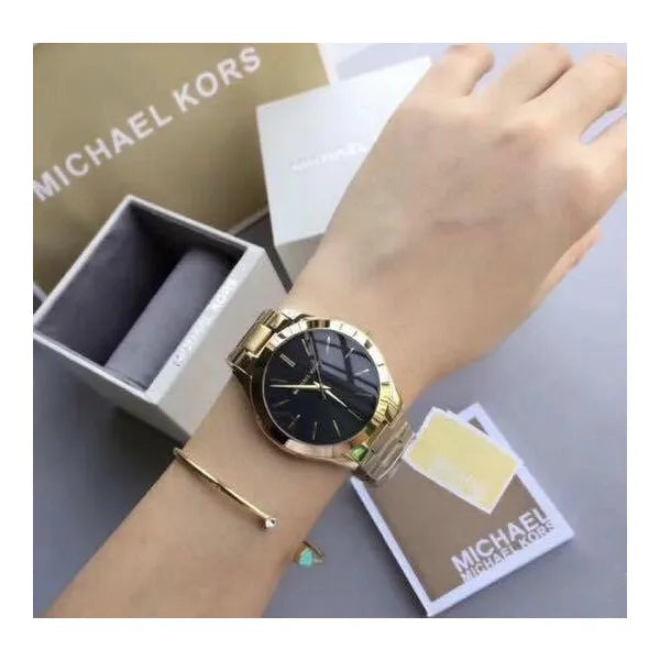 Michael Kors Runway női karóra, arany nemesacél, 44 mm, WR50