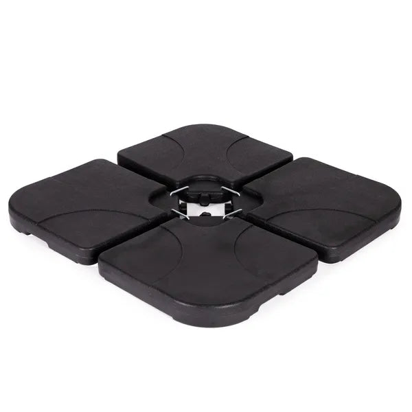 Vízzel tölthető HDPE napernyőtalp keresztlábas napernyőkhöz, 60 kg