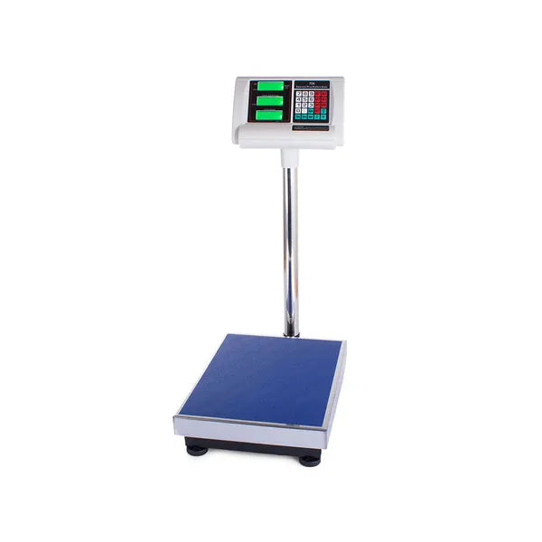 Digitális raktári mérleg 100 kg/20 g, 30×40 cm platform, LCD, akkumulátoros