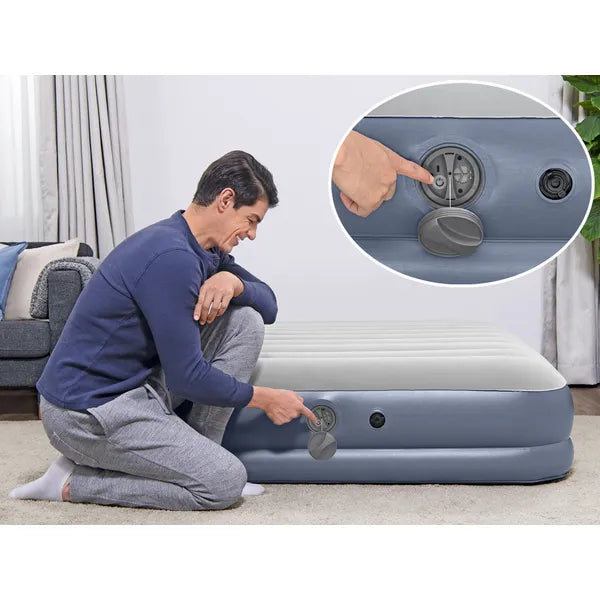 Bestway Tritech Queen dupla felfújható matrac USB-s pumpával 203×152×36 cm