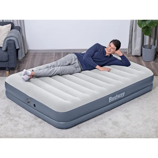 Bestway Tritech Queen dupla felfújható matrac USB-s pumpával 203×152×36 cm