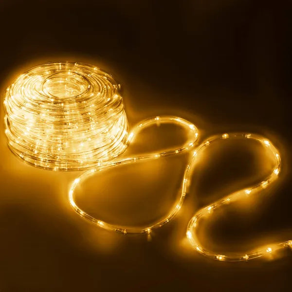 Meleg fehér LED fénycső 10 m – 240 LED, IP44, 8 fényprogram