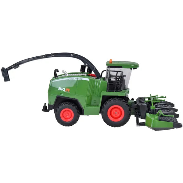 3 az 1-ben zöld kombájn játék traktor hang- és fényhatással, 21 cm
