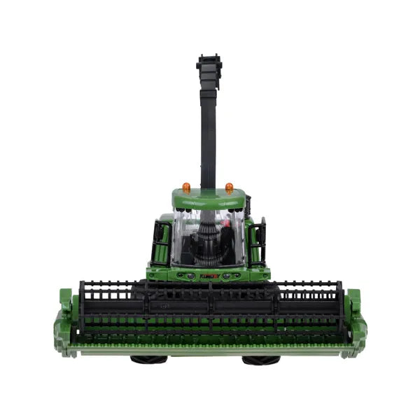 3 az 1-ben zöld kombájn játék traktor hang- és fényhatással, 21 cm