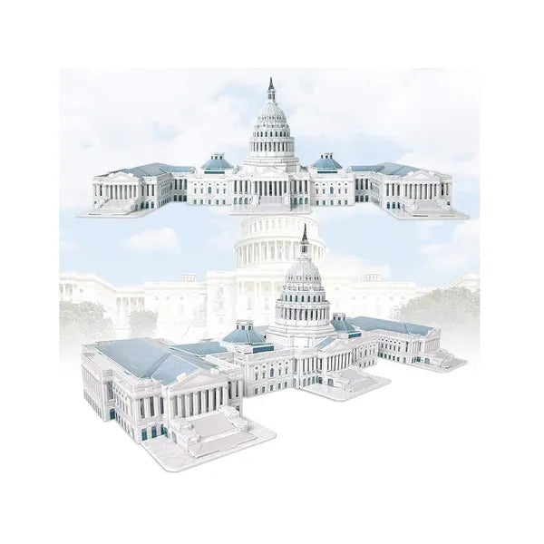 Capitol Hill 3D makett puzzle 132 db-os, 52×23,5×20 cm