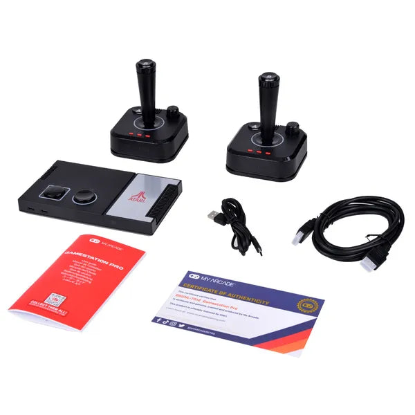 Atari Gamestation Pro retro konzol 200 játékkal, 2 vezeték nélküli joystick