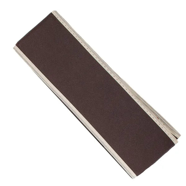 Fiókba helyezhető barna-krém 7 rekeszes filc tároló, 30×30×10 cm