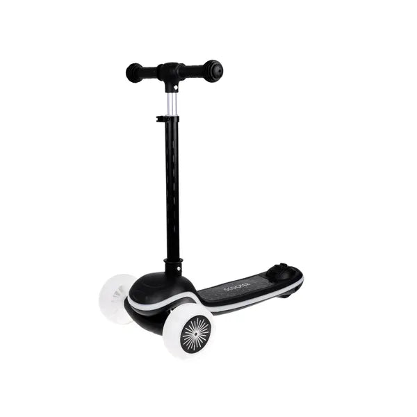 Gyermek háromkerekű roller LED fényekkel, zenével, állítható kormánnyal