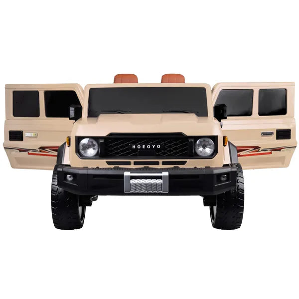 24V 2 személyes 4x4 elektromos gyerek terepjáró, EVA kerekek, távirányító