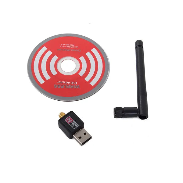 USB WiFi adapter 600 Mbps sebességgel külső állítható antennával