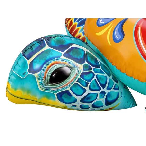 Felfújható teknős matrac fogantyúkkal 183×173 cm, 85 kg teherbírás