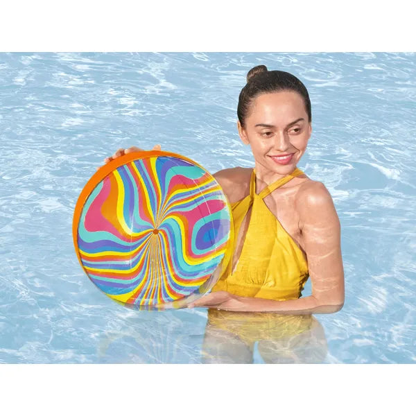 Bestway TWIST felfújható strandlabda, 46 cm, színes PVC