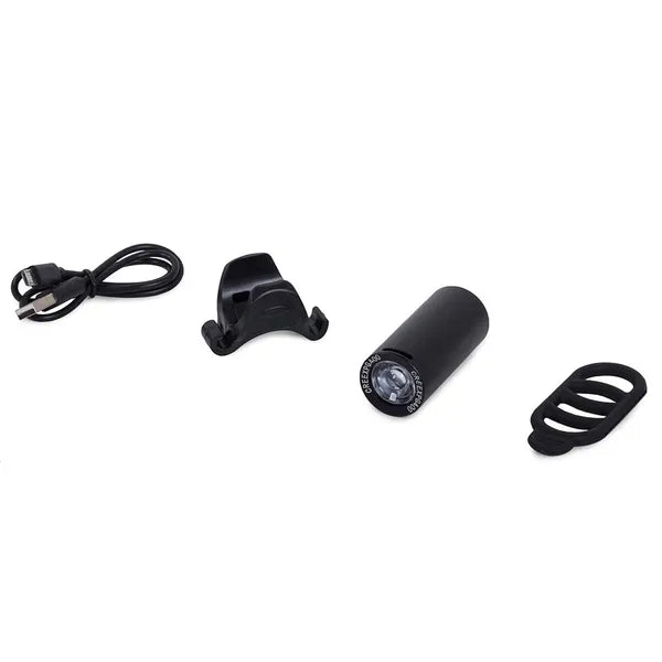 USB-tölthető első kerékpár lámpa 350 lm CREE LED, IPX6, alumínium