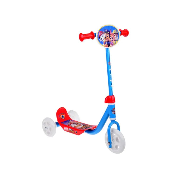 3 kerekű gyerek roller Paw Patrol, piros-kék, 20 kg teherbírás